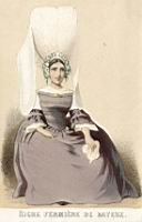 1850, costume feminin de Basse-Normandie, Riche fermiere de Bayeux.jpg
